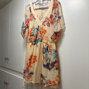 Gypsy 05 silk floral dress - as is - size medium
